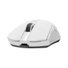 Rato gaming sem fios Rampage Zenith Pro 26000 DPI branco + recetor 4KHz PAW3395 BT 5.2