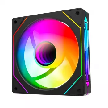 Ventoinha para caixa Rampage 120mm 1800RPM Infinite Loop ARGB PWM preta
