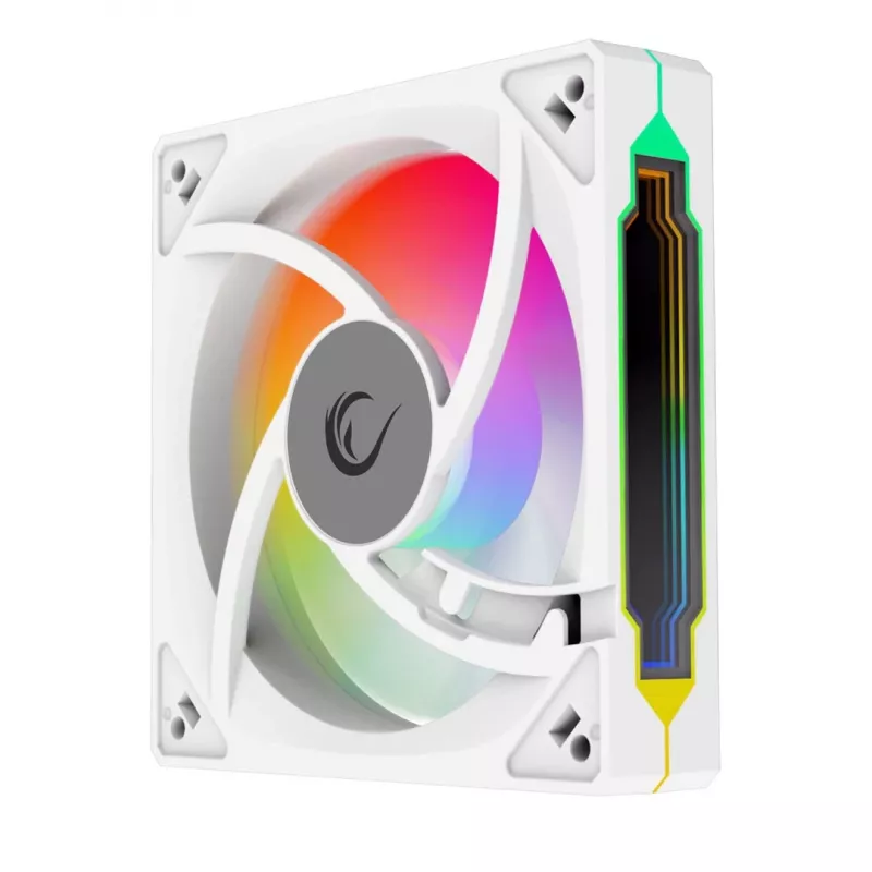 Ventoinha para caixa Rampage 120mm 1800RPM Infinite Loop ARGB branca PWM