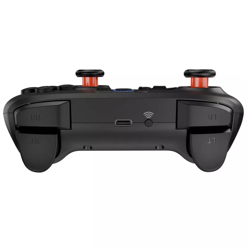 Comando Rampage Hydra Pro Pad sem fios RGB 2.4G Hall Effect com gatilhos magnéticos, preto