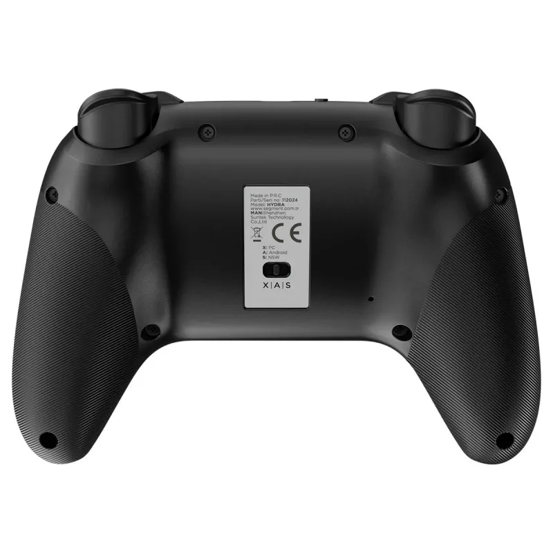 Comando Rampage Hydra Pro Pad sem fios RGB 2.4G Hall Effect com gatilhos magnéticos, preto