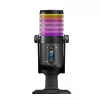 Rampage Diyez Microfone gaming USB-C RGB, preto