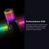 Rampage Diyez Microfone gaming USB-C RGB, preto