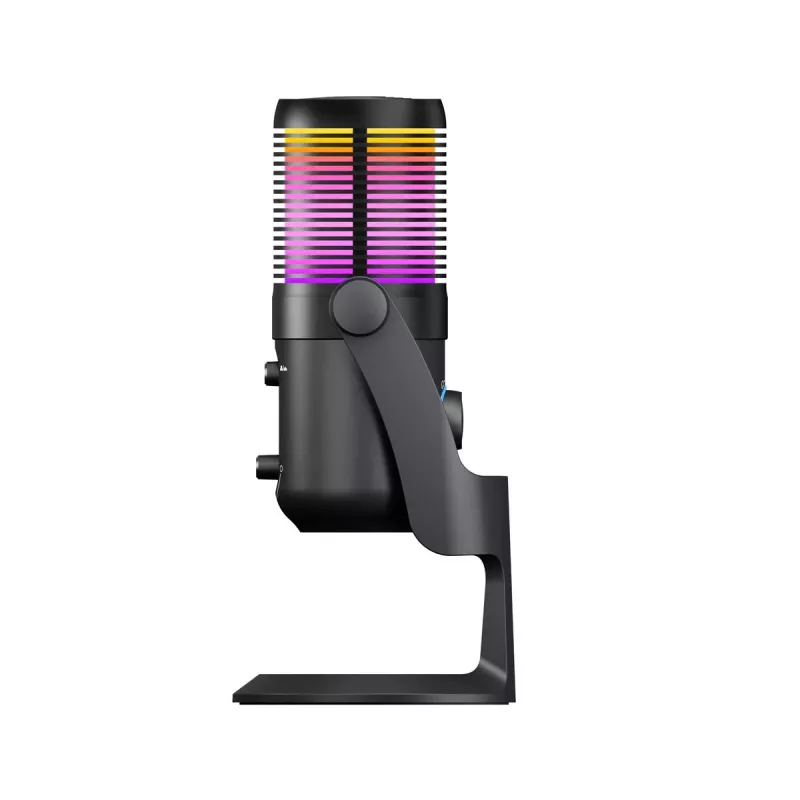 Rampage Diyez Microfone gaming USB-C RGB, preto