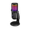 Rampage Diyez Microfone gaming USB-C RGB, preto