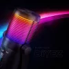 Rampage Diyez Microfone gaming USB-C RGB, preto