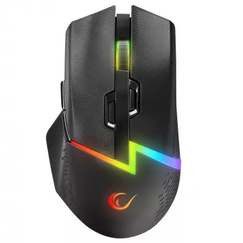 Rato gaming sem fios Rampage Drop M3 V2 24000 DPI 1000 Hz preto