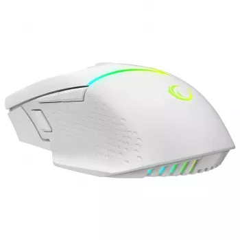 Rato gaming sem fios Rampage Drop M3 V2 24000 DPI 1000 Hz branco