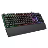 Conjunto de teclado, rato e tapete de rato gaming Rampage Fortuna, 12800 DPI, preto