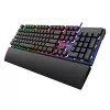 Conjunto de teclado, rato e tapete de rato gaming Rampage Fortuna, 12800 DPI, preto