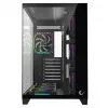 Caixa de PC mid-tower RAMPAGE SEALITE-BLACK com vidro temperado, 7 ventoinhas ARGB PWM, preta