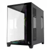 Caixa de PC mid-tower RAMPAGE SEALITE-BLACK com vidro temperado, 7 ventoinhas ARGB PWM, preta