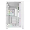 Caixa de PC mid-tower RAMPAGE SEALITE-WHITE com vidro temperado, 7 ventoinhas ARGB PWM, branca