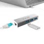 Adaptador INCA IUSB-03TX USB 3.0 para Gigabit Ethernet com adaptador USB-C, 1000Mbit/s, preto