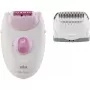 Depiladora Braun Silk-epil 3 SE3-031 branco/rosa