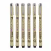 Conjunto de canetas fineliner Sakura Pigma Micron, 6 peças, preto