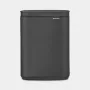 Balde de lixo Brabantia BO 4 litros Mineral Infinite Grey