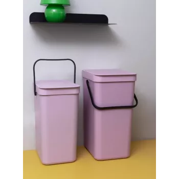 Balde de lixo Brabantia Sort & Go lilás rosa 12 L (255465)