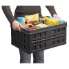 Helit Caixa dobrável Square H6180295 46L Caixa de arrumação dobrável Cinzento/Preto