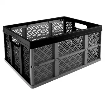 Helit Caixa dobrável Basic H6180495 32L Caixa de arrumação dobrável Preto/Cinzento