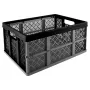 Helit Caixa dobrável Basic H6180495 32L Caixa de arrumação dobrável Preto/Cinzento