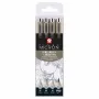 Conjunto de canetas fineliner Sakura Pigma Micron cinzento frio, 4 peças