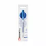Caneta de gel Sakura Gelly Roll Retractable Classic transparente 0,4 mm tinta azul