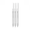 Caneta de gel Sakura Gelly Roll Retractable Classic transparente 0,45 mm tinta branca