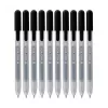 Caneta de gel Sakura 9+1 Free Gelly Roll Retractable Classic transparente 0,4 mm tinta preta, pack de 10