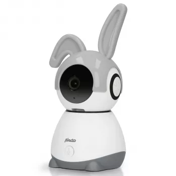 Intercomunicador de bebé Alecto SMARTBABY10 Wi-Fi com câmara, branco/cinzento