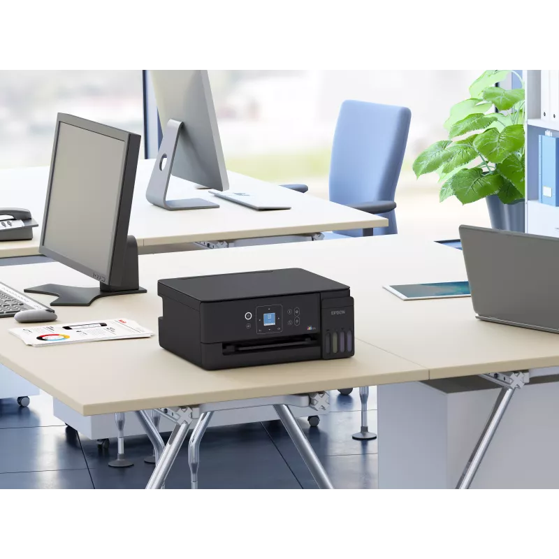 Epson EcoTank L3361 Impressora multifunções de jato de tinta - Cor - A4 - 33 ppm (rascunho) - Wi-Fi - USB - Preto