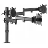 One For All DM2310 Suporte de secretária para monitor único para ecrãs de 13-27 polegadas, capacidade de carga 8 kg, VESA 75x75/100x100, Preto