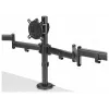 One For All DM2310 Suporte de secretária para monitor único para ecrãs de 13-27 polegadas, capacidade de carga 8 kg, VESA 75x75/100x100, Preto