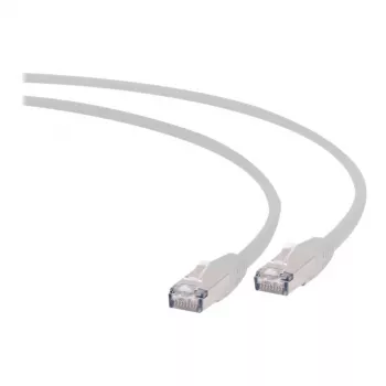 Gembird PP6A-LSZHCU-0.5M Cabo de rede Cat6a SFTP LSZH, RJ45, 0,5 m, Cinzento