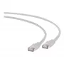 Gembird PP6A-LSZHCU-0.5M Cabo de rede Cat6a SFTP LSZH, RJ45, 0,5 m, Cinzento