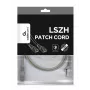 GEMBIRD PP6A-LSZHCU-1M Cabo de rede Cat6A SFTP LSZH RJ45 1m Cinzento