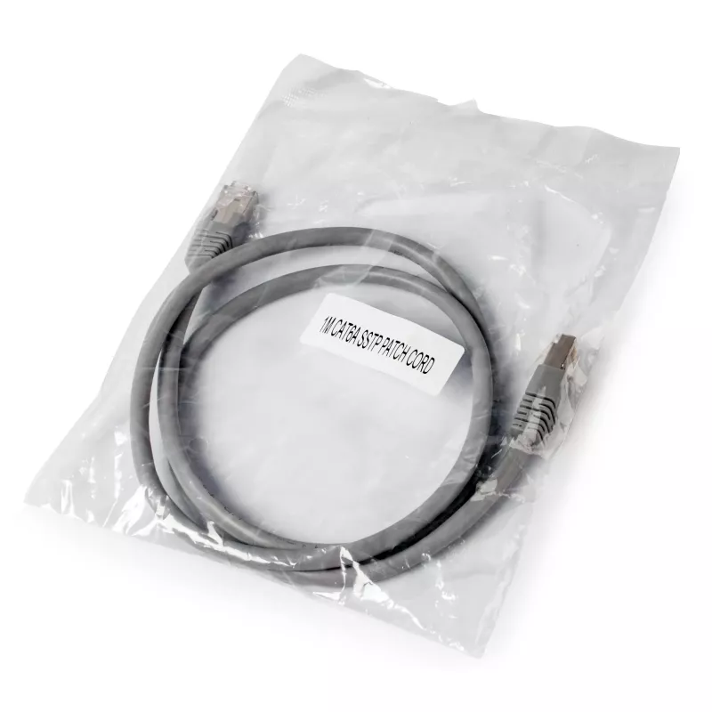 GEMBIRD PP6A-LSZHCU-1M Cabo de rede Cat6A SFTP LSZH RJ45 1m Cinzento