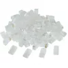 Gembird LC-8P8C-002/50 Ficha modular RJ-45, transparente, dourada, pack de 50