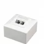 Gembird Cablexpert MWS-2S6-01 Tomada com tampa RJ45 Cat.6 encastrada Branco