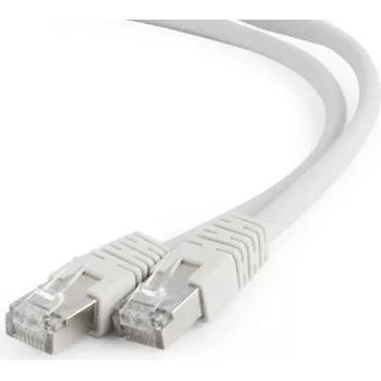 GEMBIRD PP6A-LSZHCU-5M Cabo de rede Cat6A SFTP LSZH ficha RJ45 para ficha RJ45 5m Cinzento