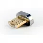 Gembird Cablexpert Adaptador magnético USB 2.0 USB para Micro-USB Type B - Preto