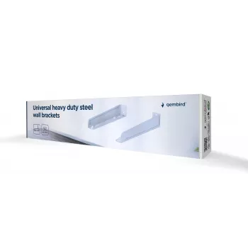 Suportes de parede universais em aço reforçado GEMBIRD WM-U35-01-W 35 kg branco