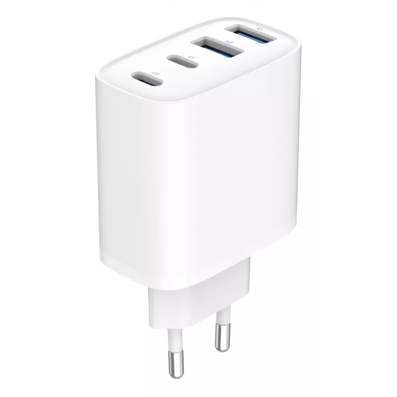 GEMBIRD TA-UC-2A2C-PD40-01-W GaN USB PD Carregador de 4 portas, 40 W, branco