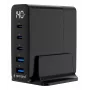 GEMBIRD TA-UC-2A3C-PD140-01-BK GaN Carregador rápido de 5 portas USB-C & USB-A, 140 W, preto
