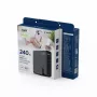 Carregador USB de 6 portas Gembird TA-UC-2A4C-PD240-01-BK 240W GaN preto