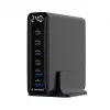 Carregador USB de 6 portas Gembird TA-UC-2A4C-PD240-01-BK 240W GaN preto