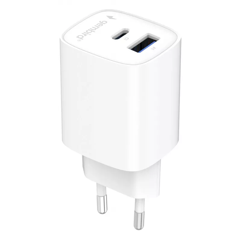 Fonte de alimentação USB-C PD Gembird TA-UC-1A1C-PD45-01-W 45W branca