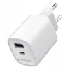 Fonte de alimentação USB-C PD Gembird TA-UC-1A1C-PD45-01-W 45W branca