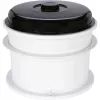 Conjunto combinado de centrifugadora WECK máquina elétrica de esterilizar conservas com extrator de vapor, 29L, 1800W, aço inoxidável
