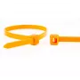 Abraçadeiras de nylon WKK laranja 300x4.8mm 100 unid. (110196371)